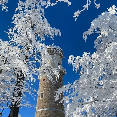 Mit Blick Auf Den Kickelhahn Ilmenau